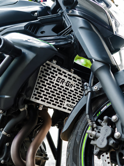 RADIATOR GAURD MATT BLACK FOR NINJA ER-6N / RD 941