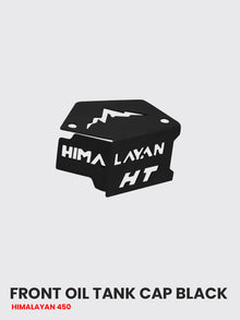 FRONT OIL TANK CAP FOR HIMALAYAN 450  BLACK  - FTC 095