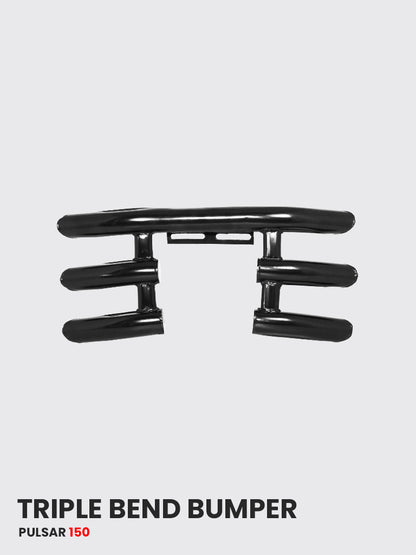 BAJAJ PULSAR 150 & 180 & Rx/Suzuki  TRIPLE BEND BUMPER / HT 003B