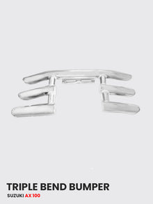 Triple Bend Bumper Chrome Bajaj pulsar 150 & 180 & Rx/Suzuki / HT 003C