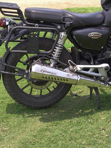 H'NESS CB 350 SILENCER HEAT PROTECTOR MIRROR POLISH - SB 548