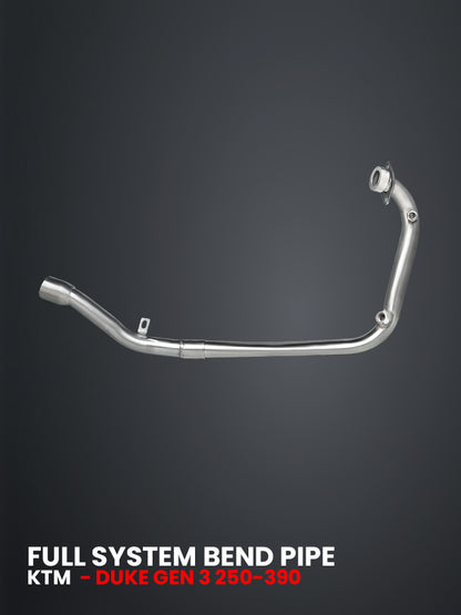 KTM DUKE GEN 3 250-390 DUAL SENSOR BEND PIPE FULL SYSTEM / SB 1150