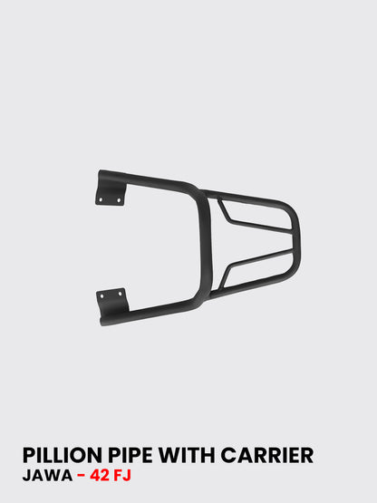 PILLION PIPE WITH CARRIER FOR JAWA  42 fj / SB 1133