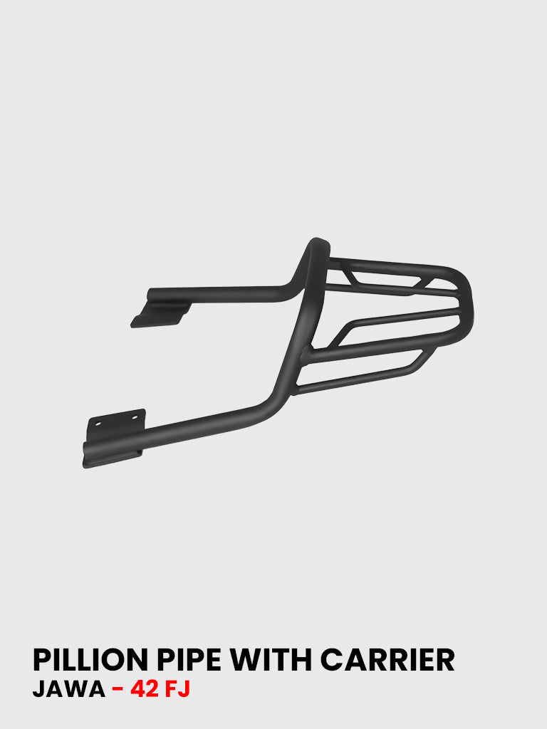 PILLION PIPE WITH CARRIER FOR JAWA  42 fj / SB 1133