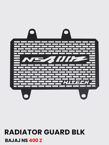 RADIATOR GUARD BLACK FOR BAJAJ NS 400 Z - RD 933