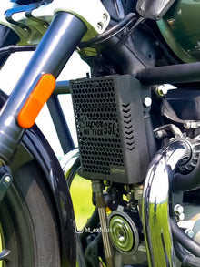 Super Meteor 650 Honey Comb Radiator Guard (Black Matt) - RD 741