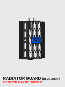 Interceptor 650 & Continental GT RADIATOR GUARD - black matt - Red (color options available) - RD 915