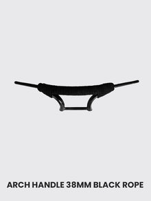RE Arch Handle 38mm Black with Rope - RE 025BR