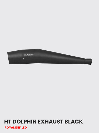 HT DOLPHIN EXHAUST BLACK REBORN CLASSIC 2025 / RE 312-B