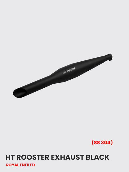 HT ROOSTER EXHAUST BLACK REBORN 2025 / RE 309-B