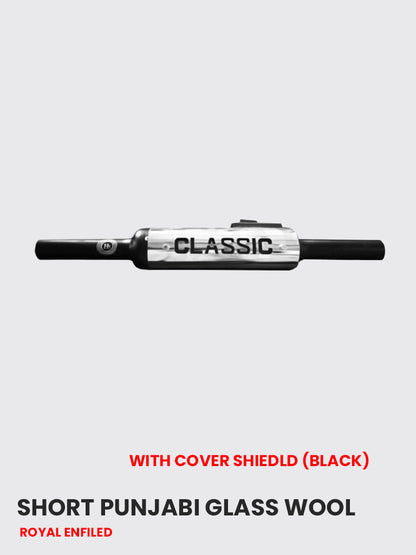 Short Punjabi Glass Wool With Cover Shield (Black) RE 136B