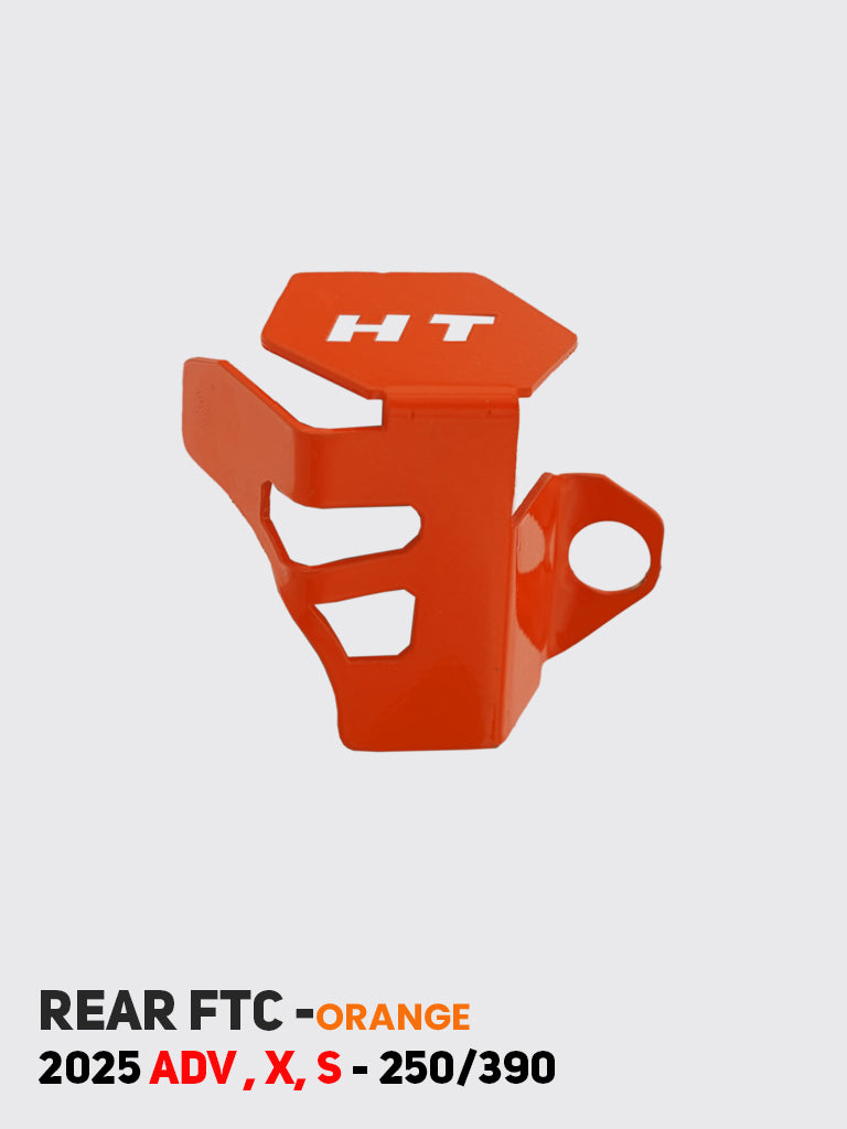 KTM 250/390 Adventure 2025 Rear Fluid Tank Guard | FTC 124 Orange