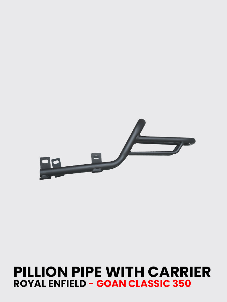 PILLION PIPE WITH CARRIER FOR GOAN CLASSIC 350 / SB 1128