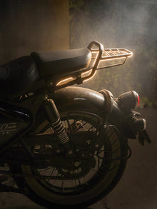 PILLION PIPE WITH CARRIER FOR GOAN CLASSIC 350 / SB 1128