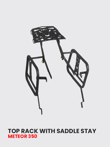 HITECH Meteor 350 Top Rack With Saddle Stay - REM 634 / ht exhaust