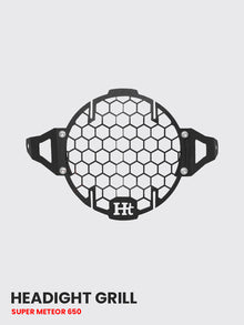 Super Meteor 650 Headlight Grill (Black Matt) - RESM 107