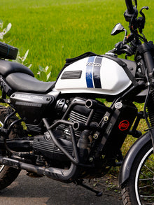 Adventure Yezdi crash guard with metal slider – SB 619