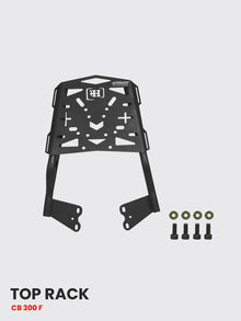 TOP RACK HEAVY FOR CB 300 F BLACK MATT – SB 713