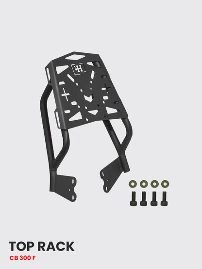 TOP RACK HEAVY FOR CB 300 F BLACK MATT – SB 713