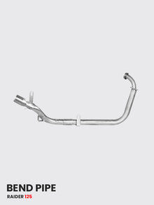 TVS RAIDER 125 Exhaust System Pipe Stainless Steel ( only bend pipe ) / SB 728