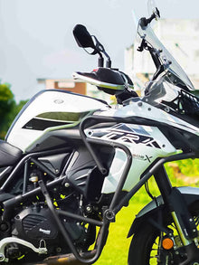 TOP CRASH GUARD ONLY WITH 2 METAL SLIDER FOR Benelli TRK 502 X Black Matt - SB 756