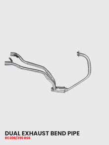 KTM RC 200 & 390 BS6 DUAL EXHAUST BEND PIPE - SB 763