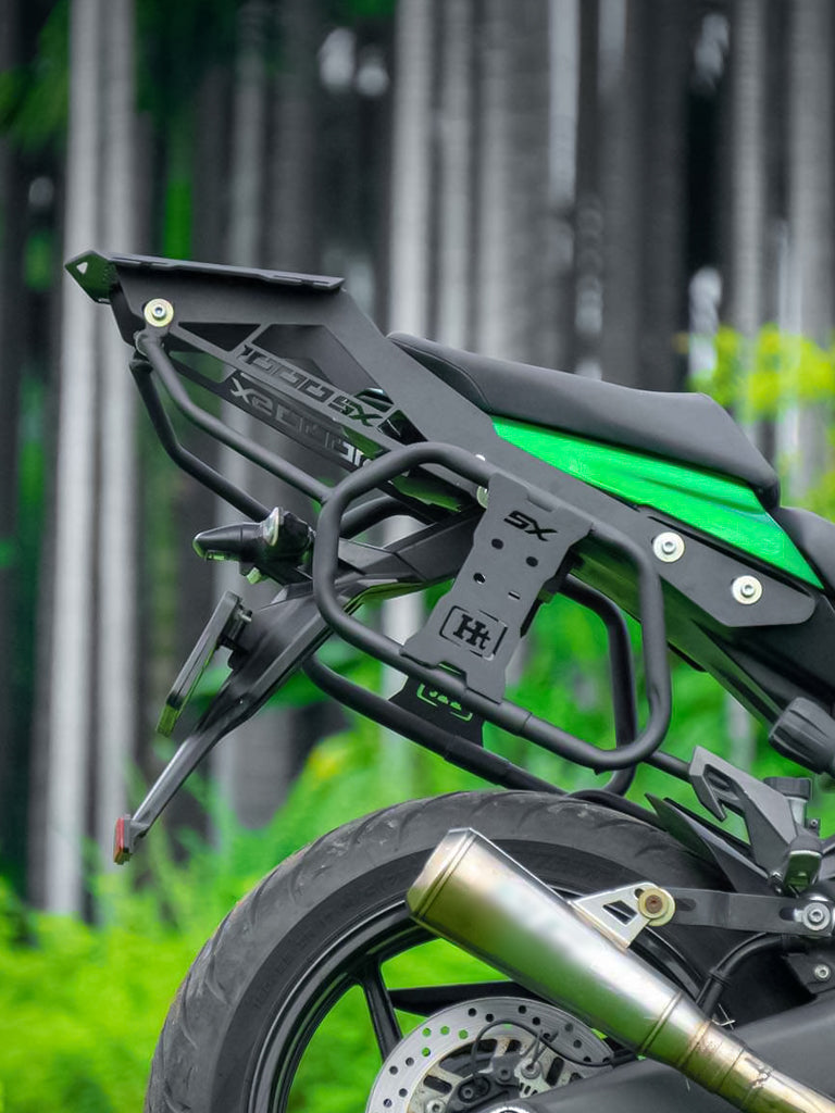 Kawasaki Ninja 1000 SX 2022 Top Rack With Saddle Stay (Black Matt