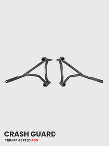 Triumph Speed 400 Crash Guard With 4 Metal Sliders (Black Matt) - SB 828