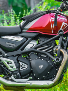 Triumph Speed 400 Crash Guard With 4 Metal Sliders (Black Matt) - SB 828