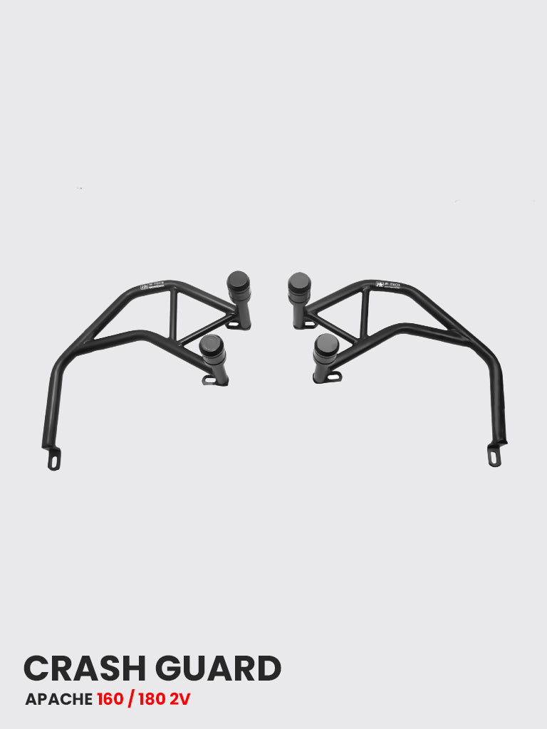 HT Apache RTR 160 / 180 2V Structure Crash Guard with Metal Slider - S ...
