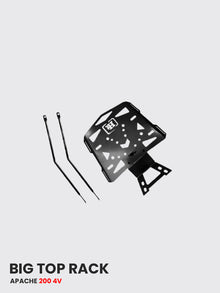 HT Apache RTR 160 4v Top Rack Big plate / SBTVS 109-BIG