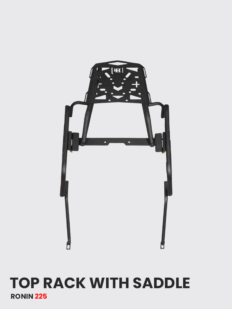 Tvs Ronin Rear Rack Top Rack With saddle stay For TVS RONIN 225 - SBTVS-116 – htexhaust