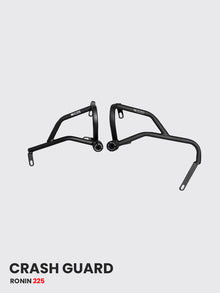 CRASH GUARD WITH 2 METAL SLIDER FOR TVS RONIN 225 Black matt -SBTVS 114