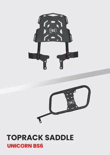 UNICORN BS6 TOP RACK WITH SADDLE / SB 951