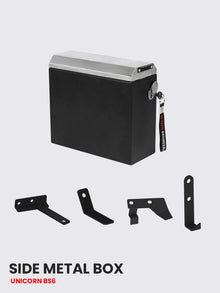 SIDE METAL BOX FOR UNICORN BS6 - HTEXHAUST - BOX 104