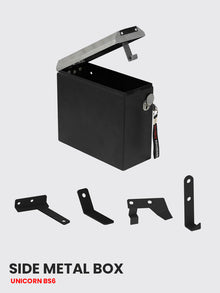 SIDE METAL BOX FOR UNICORN BS6 - HTEXHAUST - BOX 104