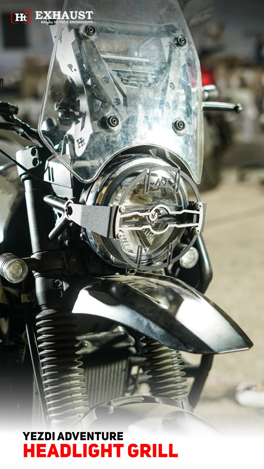 HEADLIGHT GRILL FOR YEZDI ADVENTURE 2025 / SB 1097