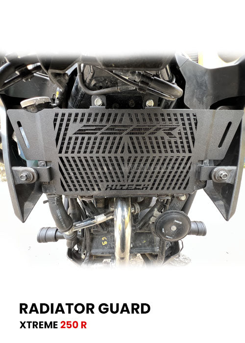 XTREME 250R RADIATOR GUARD - BLACK / RD 942 – htexhaust