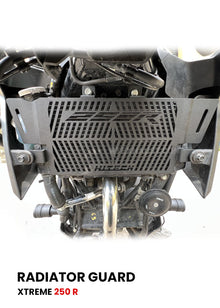 XTREME 250R RADIATOR GUARD - BLACK / RD 942