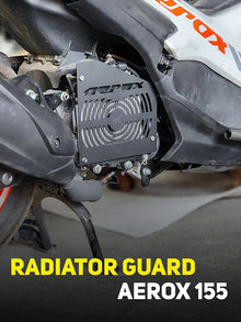 AEROX COMBO 1 RADIATOR GUARD + FOLDABLE FOOTREST
