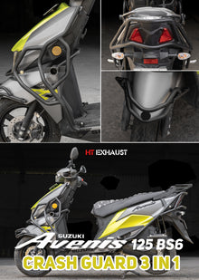 CRASH GUARD 3 IN 1 FOR AVENIS 125 BS6 SB 1009
