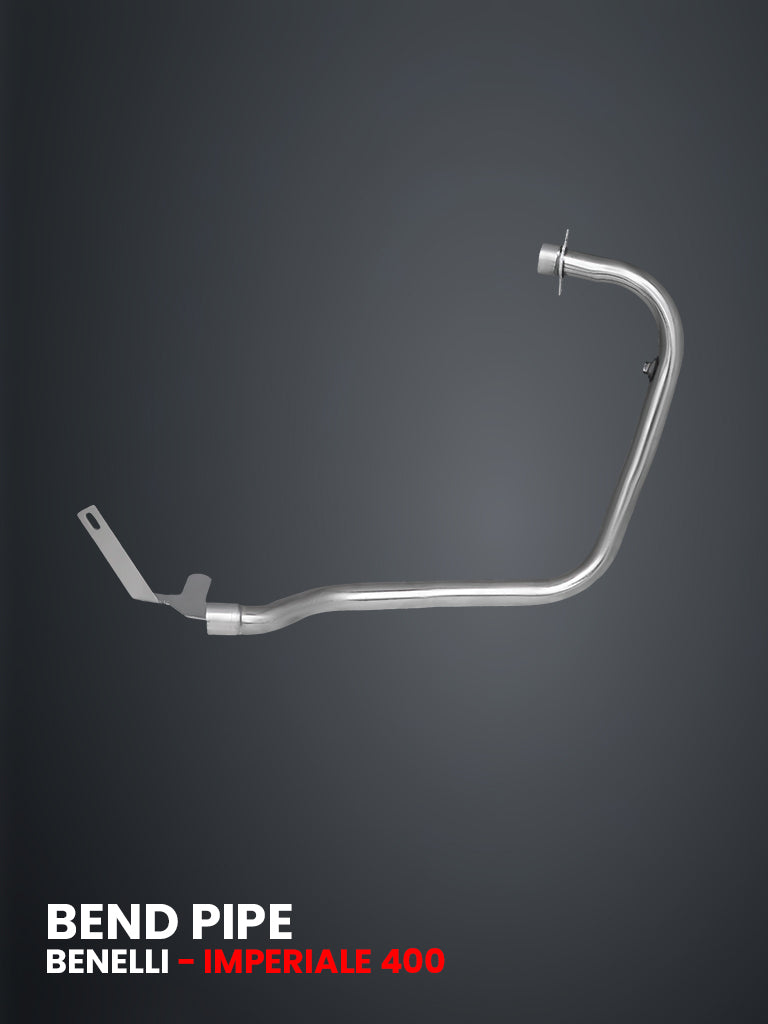 Benelli Imperiale 400 Exhaust System Pipe Stainless Steel-only bend pipe - SB 569
