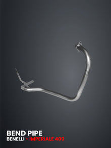 Benelli Imperiale 400 Exhaust System Pipe Stainless Steel-only bend pipe - SB 569