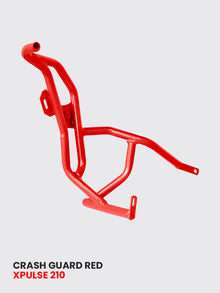 ADV CRASH GUARD WITH 4 METAL SLIDER RED FOR XPULSE 210 2025 / SB 1037-RED