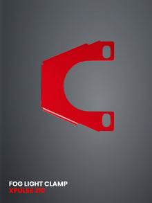 FRONT FORK FOG LIGHT CLAMP RED FOR XPULSE 210 2025 / SB 1049-RED