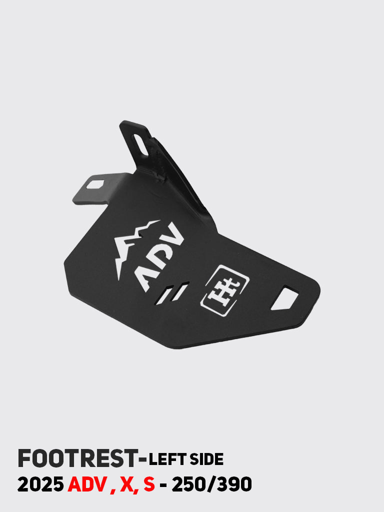 KTM 250/390 Adventure 2025 footrest left side FTR 759-BTH - HT Exhaust