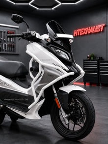 crash guard 2 in 1  for Xoom 160 WHITE - SB 1220-WHITE