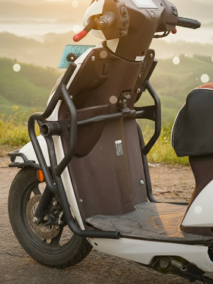 CRASH GUARD 3 in 1 WITH RIGHT SIDE FOOTREST FOR ACTIVA 125 HTSC 129