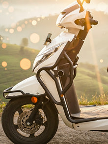 CRASH GUARD 3 in 1 WITH RIGHT SIDE FOOTREST FOR ACTIVA 125 HTSC 129