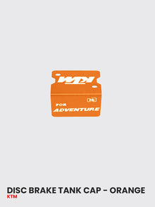 KTM DUKE front disc brake tank CAP Stainless steel ORANGE – FTC 028